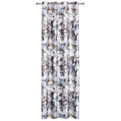 Zasłona z kółkami MORI 140 x 260 cm kwiaty wielokolorowy