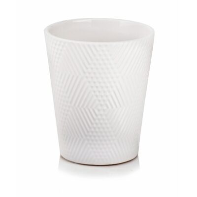 Osłonka ceramiczna biała 15 cm