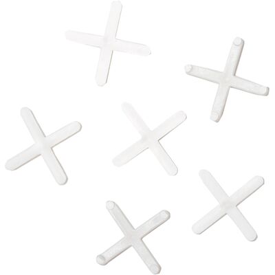 Krzyżyki dystansowe do glazury 6 mm 100 sztuk