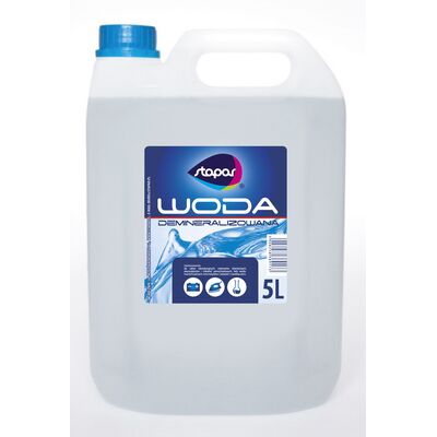 Woda demineralizowana 5 l Stapar