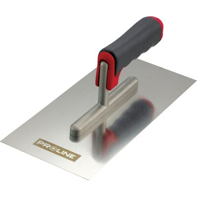 Paca nierdzewna 270 x 130 mm gładka rączka dwuskładnikowa otwór aluminium PROLINE