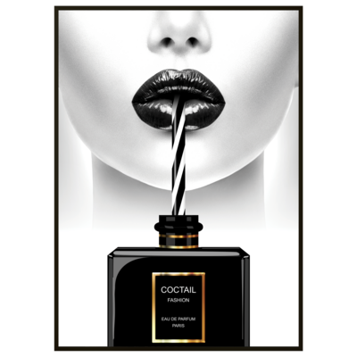 Obraz w czarnej ramie 50 x 70 cm Perfume