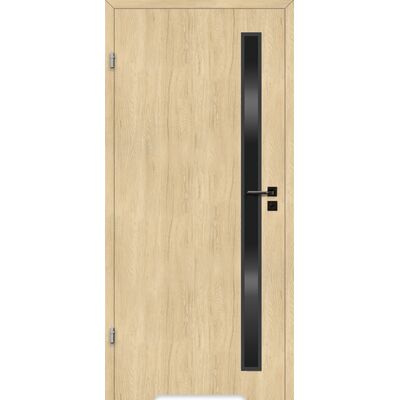 Drzwi wewnętrzne 70L Dąb Amber lakierowane VEGA z podcięciem