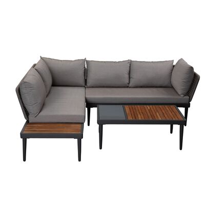 Zestaw ogrodowy Apex 2 sofy i stolik