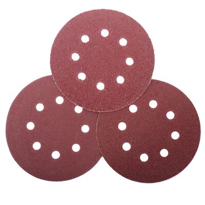 Krążki ścierne na rzep z otworami 125 mm gradacja 100 5 sztuk Proline