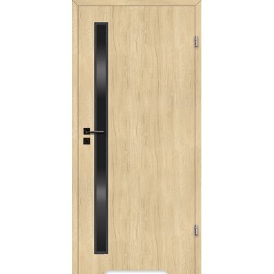 Drzwi wewnętrzne 70P Dąb Amber lakierowane VEGA z podcięciem