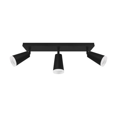 Oprawa ścienno-sufitowa SANA GU10 3L black strühm