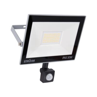 Naświetlacz z czujnikiem ruchu KROMA led S 50 w GREY neutralna biel NW STRÜHM