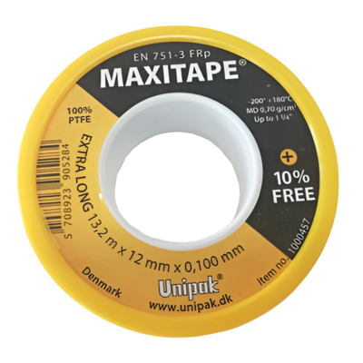 Taśma gaz 12 mm x 10 m UNIPAK