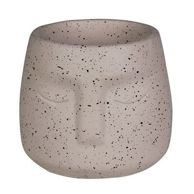 Osłonka LONE cement 11 x 11 x 9,5 cm beżowa