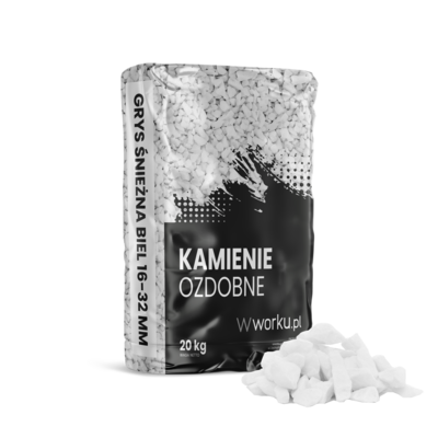 Grys śnieżna biel 16-32 mm 20 kg