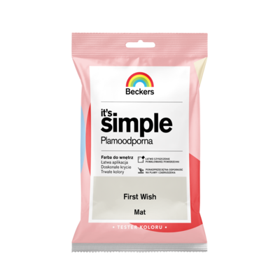 Beckers Farba plamoodporna IT'S SIMPLE Tester First Wish