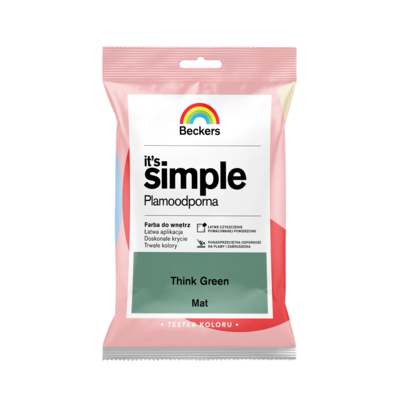 Beckers Farba plamoodporna IT'S SIMPLE Tester Think Green
