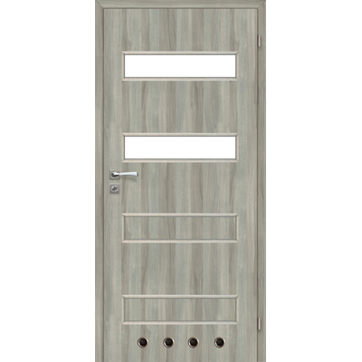 Drzwi wewnętrzne Milano 70P Dąb Skandynawski lakierowany 2 zawiasy