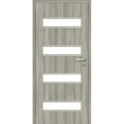 Drzwi wewnętrzne Milano 80L dąb skandynawski lakierowany