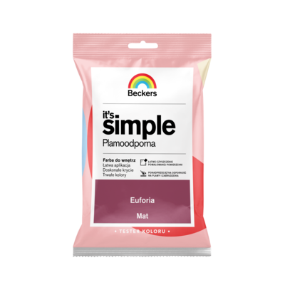 Beckers Farba plamoodporna IT'S SIMPLE Tester Euforia