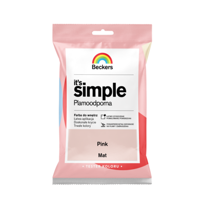 Beckers Farba plamoodporna IT'S SIMPLE Tester Pink