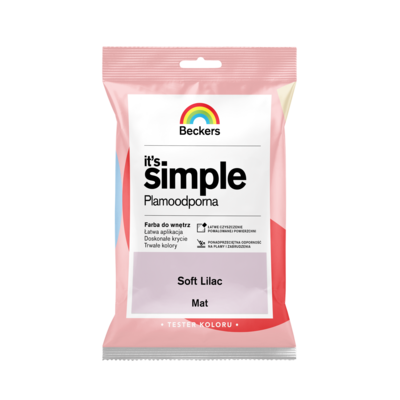 Beckers Farba plamoodporna IT'S SIMPLE Tester Soft Lilac
