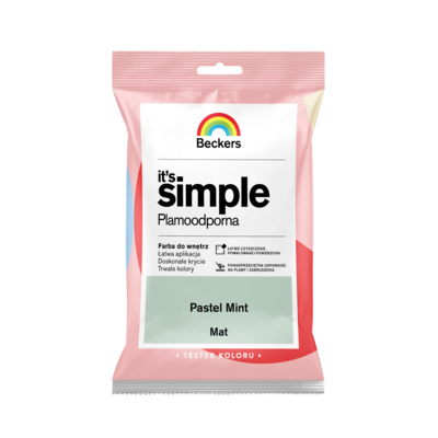 Beckers Farba plamoodporna IT'S SIMPLE Tester Pastel Mint