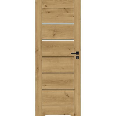 Drzwi wewnętrzne Chicago 70L Dąb Górski Slim podcięcie