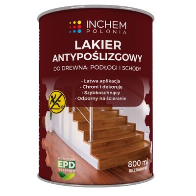 Lakier antypoślizgowy do drewna 1K MAT 800 ml