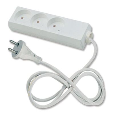 Przedłużacz listwowy 1,5 m 3 gniazdowy bez uziemienia EPS-31,5