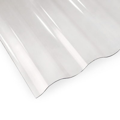 Płyta PC fala 76/18, 900 x 2500/0,5mm - bezbarwna