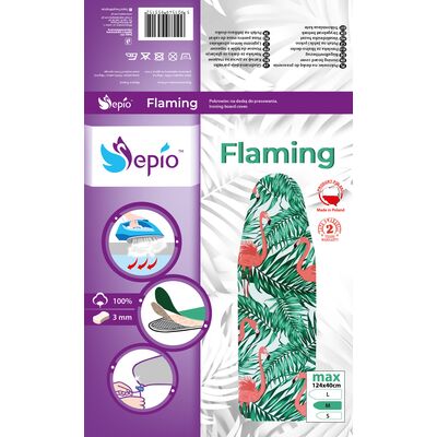 Pokrowiec na deskę do prasowania Flaming M 124 x 40 cm