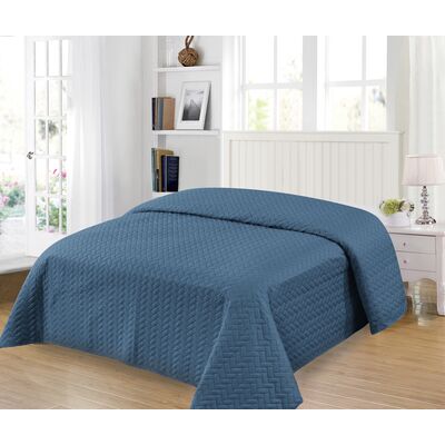 Narzuta Twist 170 x 210 cm granatowy