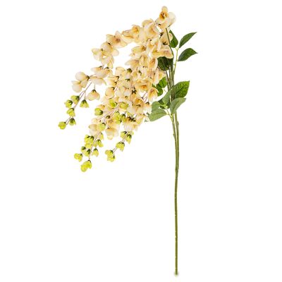 Gałązka wisterii 70 cm żółty