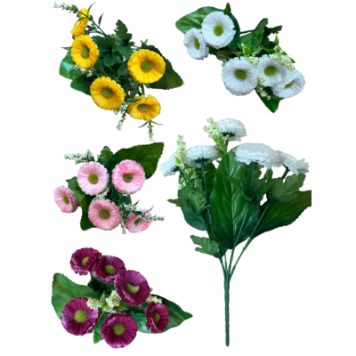 Bukiet margaretek 27 cm mix