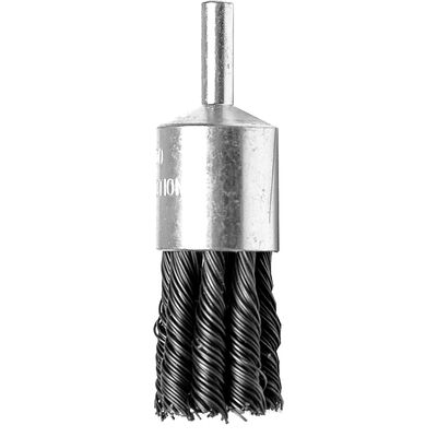 Szczotka Pędzelkowa druciana stal skręcana fi 22 mm trzpień 6 mm Proline