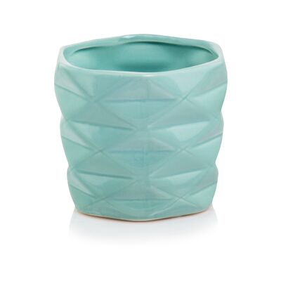 Osłonka ceramiczna miętowa 13 cm