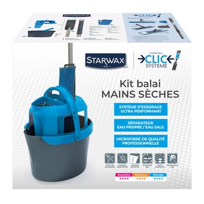 Zestaw mop suche ręce CLICK SYSTEM Starwax
