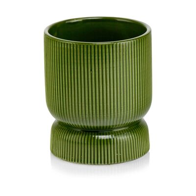 Osłonka ceramiczna dark green 15 cm