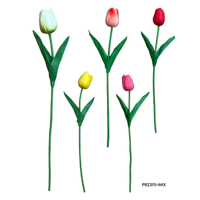 Tulipan pojedynczy sztuczny 35 cm mix