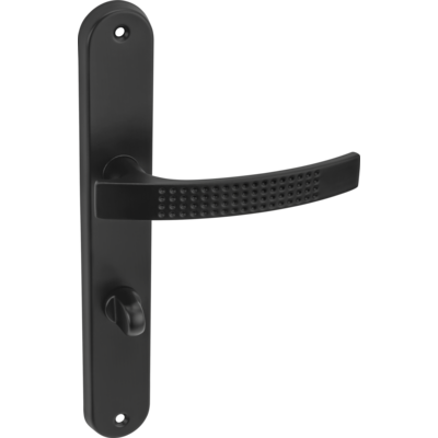 Klamka AMB ARGO 72 WC czarna