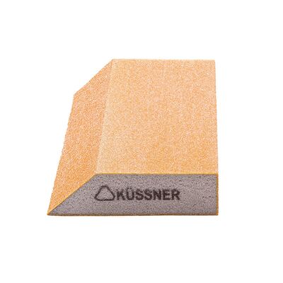 Kostka ścierna Soft trapez 125 x 90 x 25 mm PU + elektrokorund szlachetny granulacja P100 Küssner
