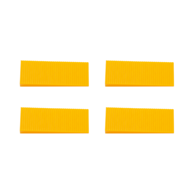 Kliny dystansowe montażowe żółte 80x30 mm opakowanie 48 sztuk Hardy