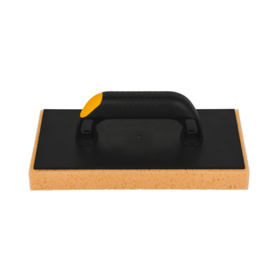 Paca z hydrogąbką brązowa 28 x 14 cm grubość okładziny 30 mm rączka czarna Hardy