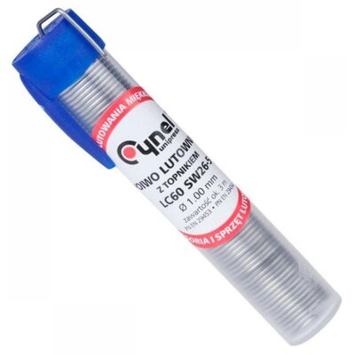 Cyna w fiolkach 1 mm LC60 FSW26 16 g LUT0011