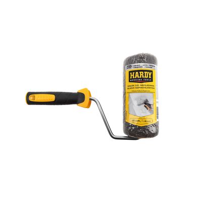 HARDY Wałek malarski do gładzi szpachlowych z rączką 2K szary 18 cm Ø48 mm runo 16 mm