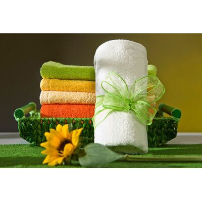 Ręcznik kąpielowy gładki 50 x 100 cm brązowy