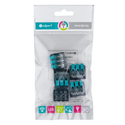 Szybkozłączka instalacyjna linka 3 x 4 mm2 5 sztuk