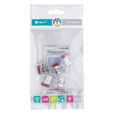 Szybkozłączka instalacyjna drut 4 x 0,5 - 2,5 mm2 5 sztuk