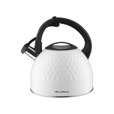 Czajnik nierdzewny 2,5 l Small Diamond biały