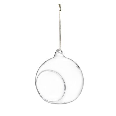 Ozdoba wisząca bombka szklana 9 x 8 x 8 cm