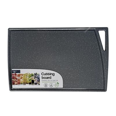 Deska do krojenia gruba średnia 31,6 x 20,1 cm czarna