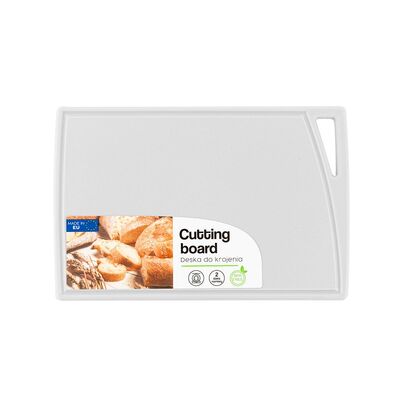 Deska do krojenia gruba mała 24,5 x 16 cm szara Bentom