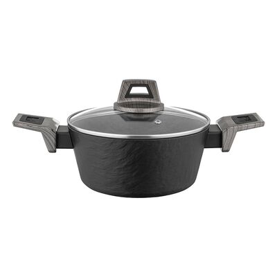 Garnek aluminiowy Japandi z pokrywką 20 cm 1,9 l